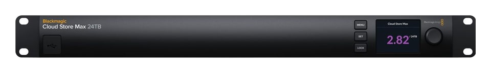 Blackmagic Design Cloud Store Max 24TB – Čtyři porty 10G, 100G a USB-C