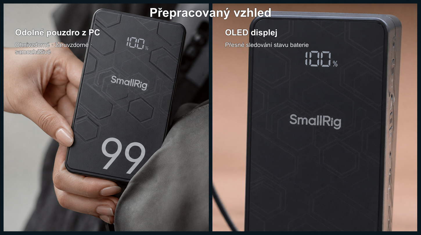Přeložená produktová infografika SmallRig VB99 SE 8/11