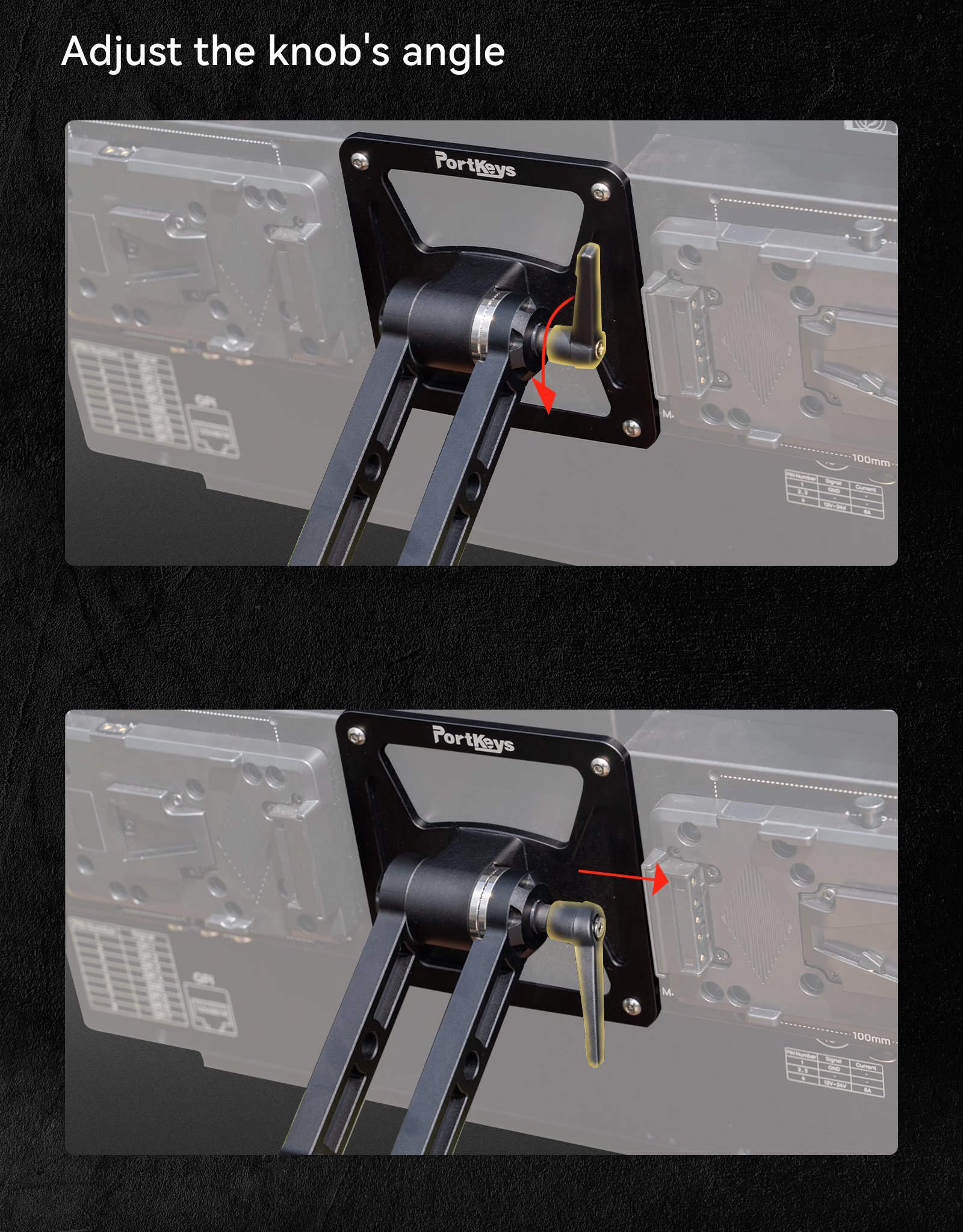 Portkeys MT22DS VESA holder