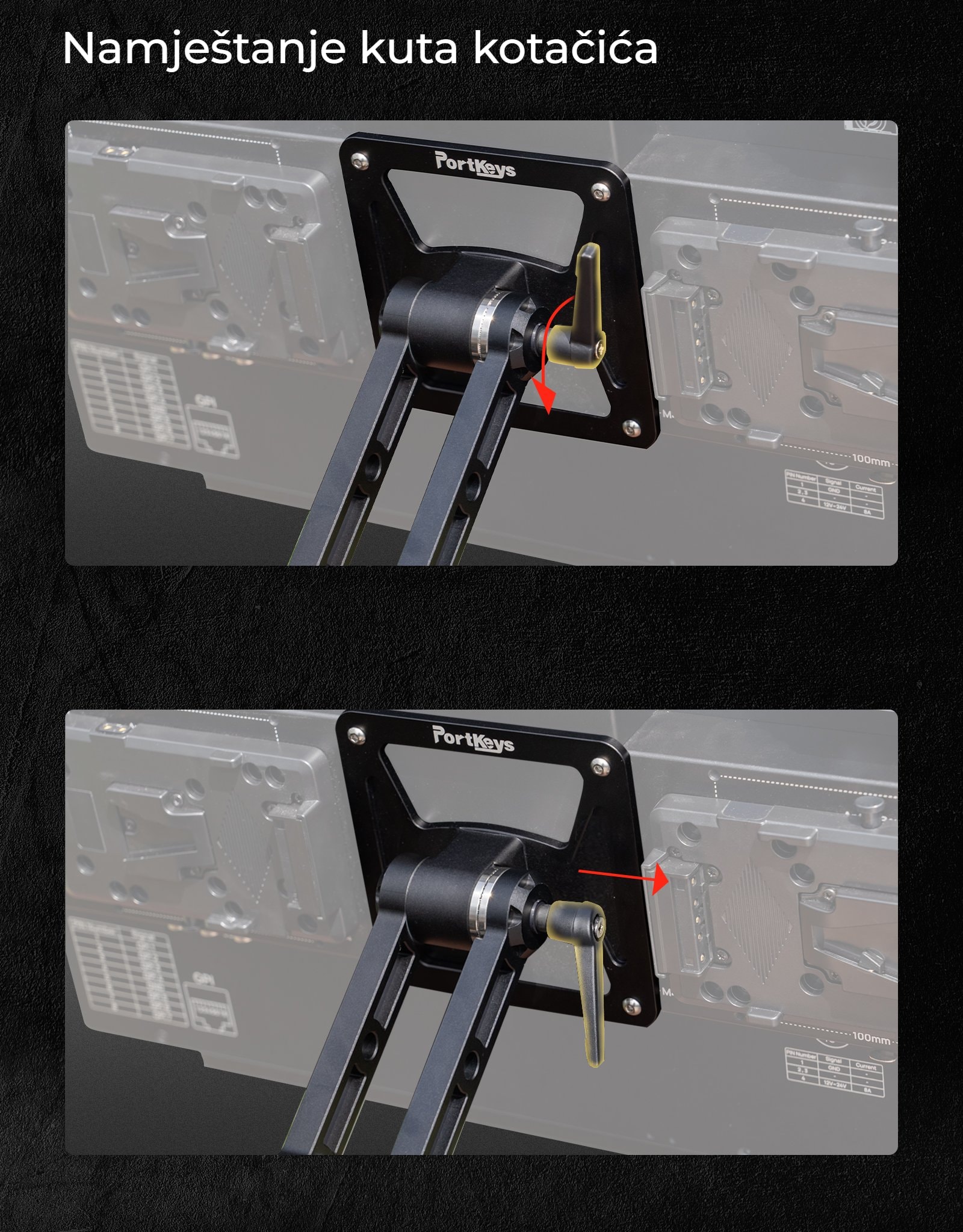 Portkeys MT22DS VESA holder