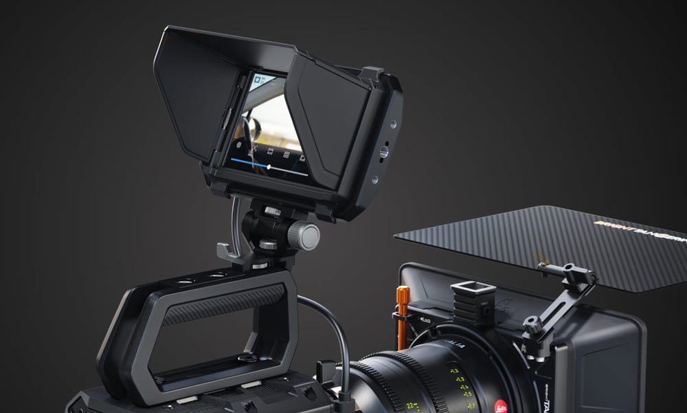 Blackmagic PYXIS Monitor EVF Kit – Jas 1500 nitů a sluneční clona