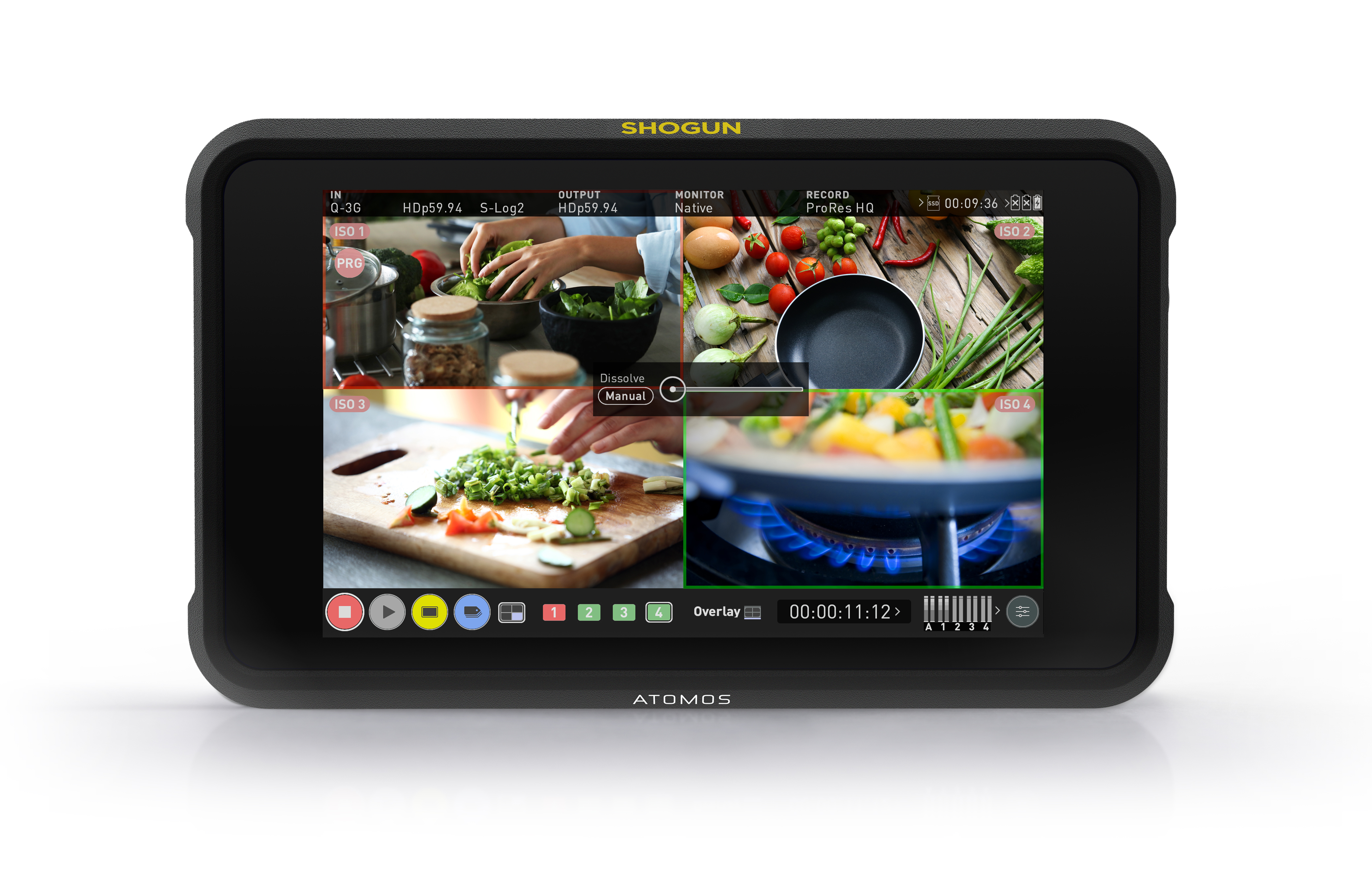 Atomos Shogun Classic při přepínání více kamer