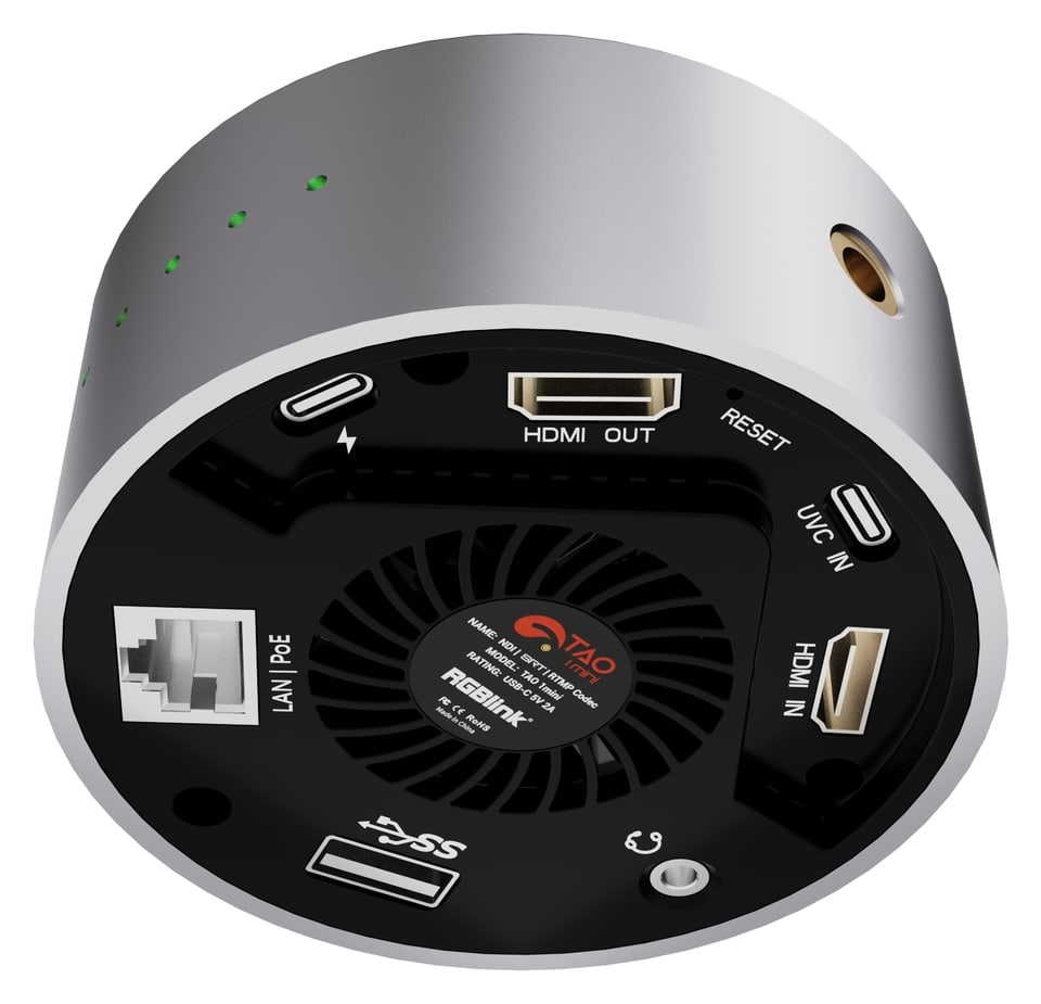 Napájení z PoE nebo USB-C, montáž na kameru