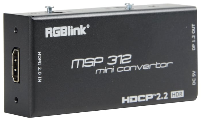 HDMI 2.0 dovnitř, DisplayPort 1.2 ven