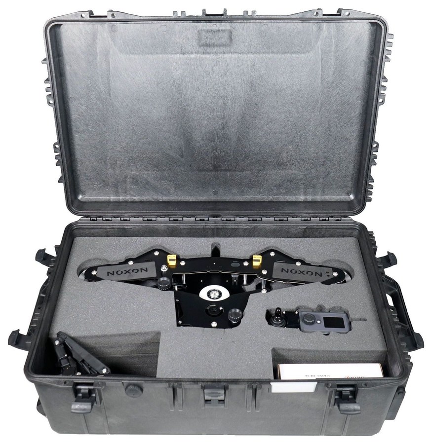 Noxon přepravní kufr pro High-Speed Cablecam – Uvnitř kufru