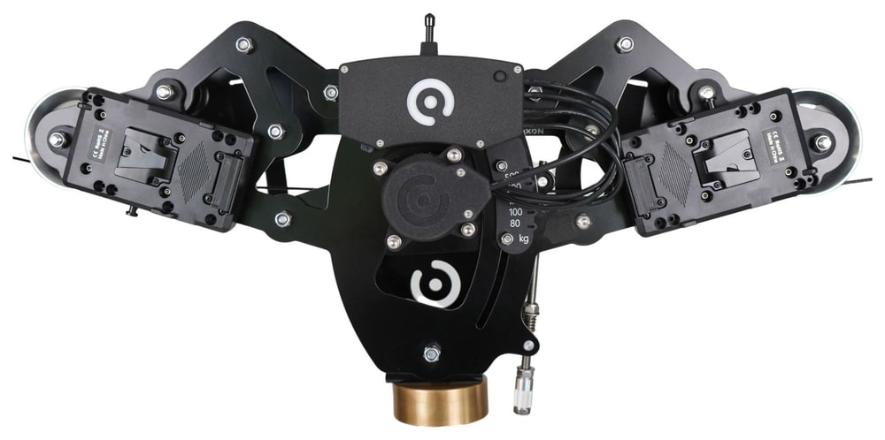 Napájení gimbalu a vysílače z baterií V-Mount – Na kabelové kameře