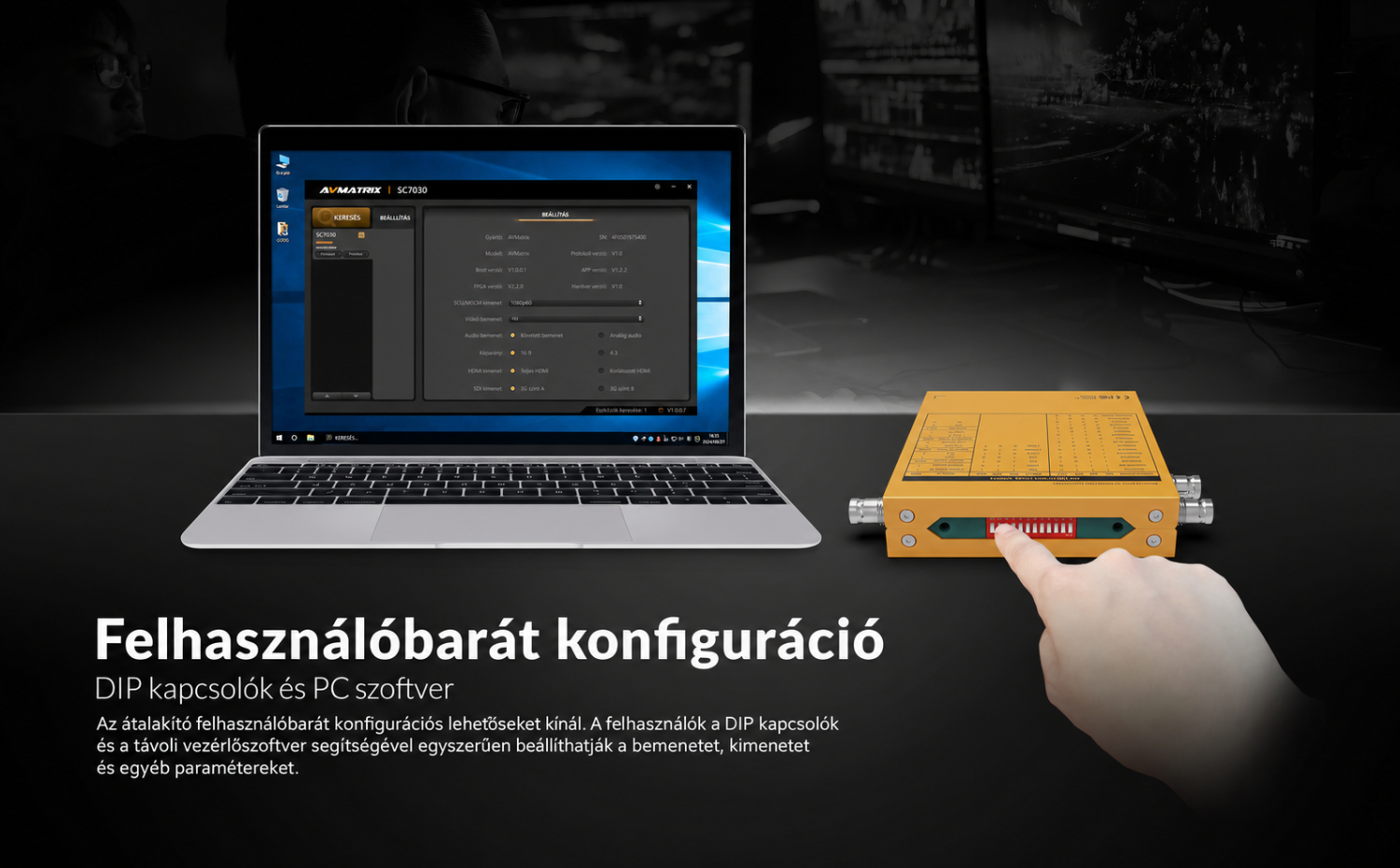 AVMATRIX SC7030 – magyar infografika 8