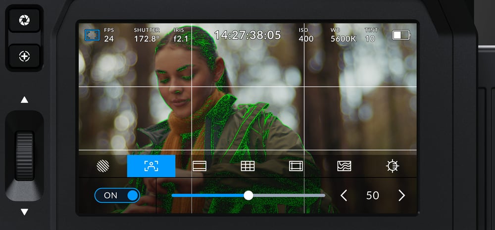 Blackmagic PYXIS 12K EF – Velký 4″ dotykový displej