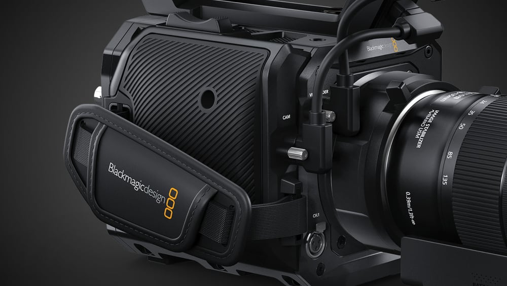 Blackmagic Design PYXIS Pro Grip – Řemínek a záznam pod palcem