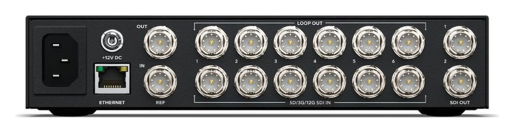 Blackmagic Videohub Mini 6x2 12G – Pokročilé 12G-SDI pro SD, HD i Ultra HD