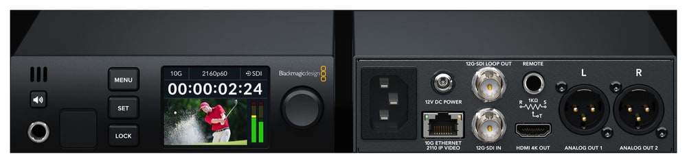 Blackmagic 2110 IP SDI to HDMI 12G – Součást řízené IP infrastruktury