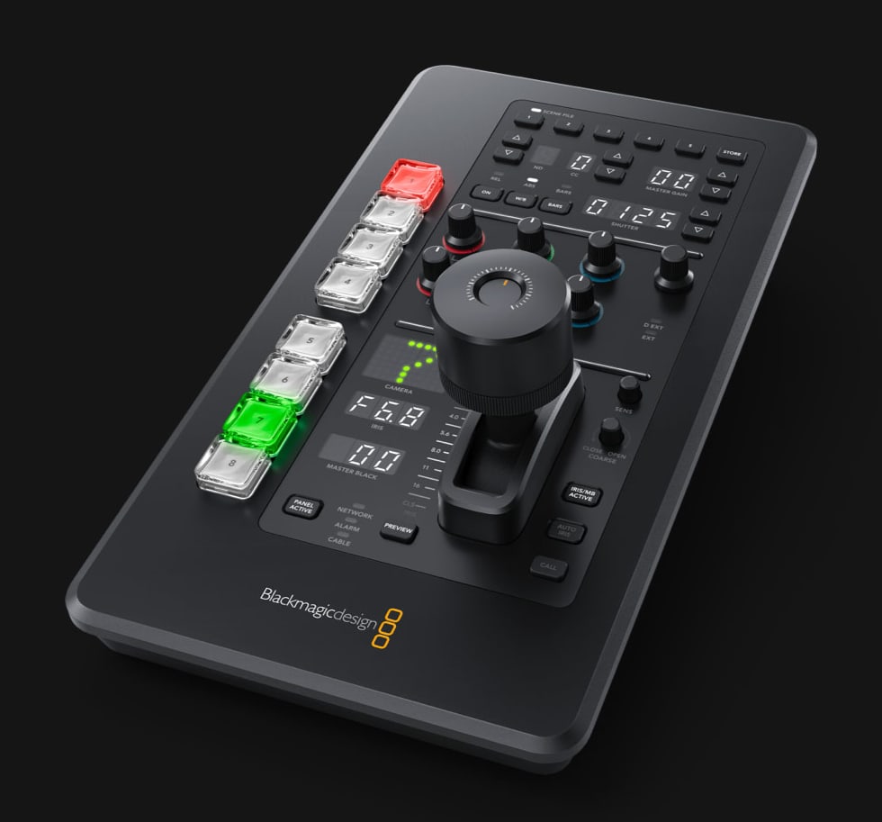 ATEM Micro Camera Panel – Broadcastové ovládání ve stylu CCU