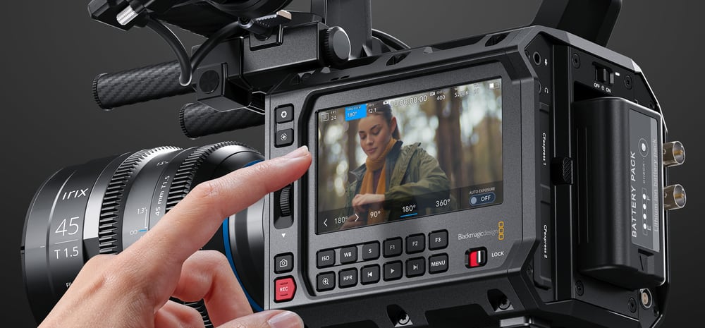 Blackmagic PYXIS 12K (L-Mount) – Ovládání pod prsty