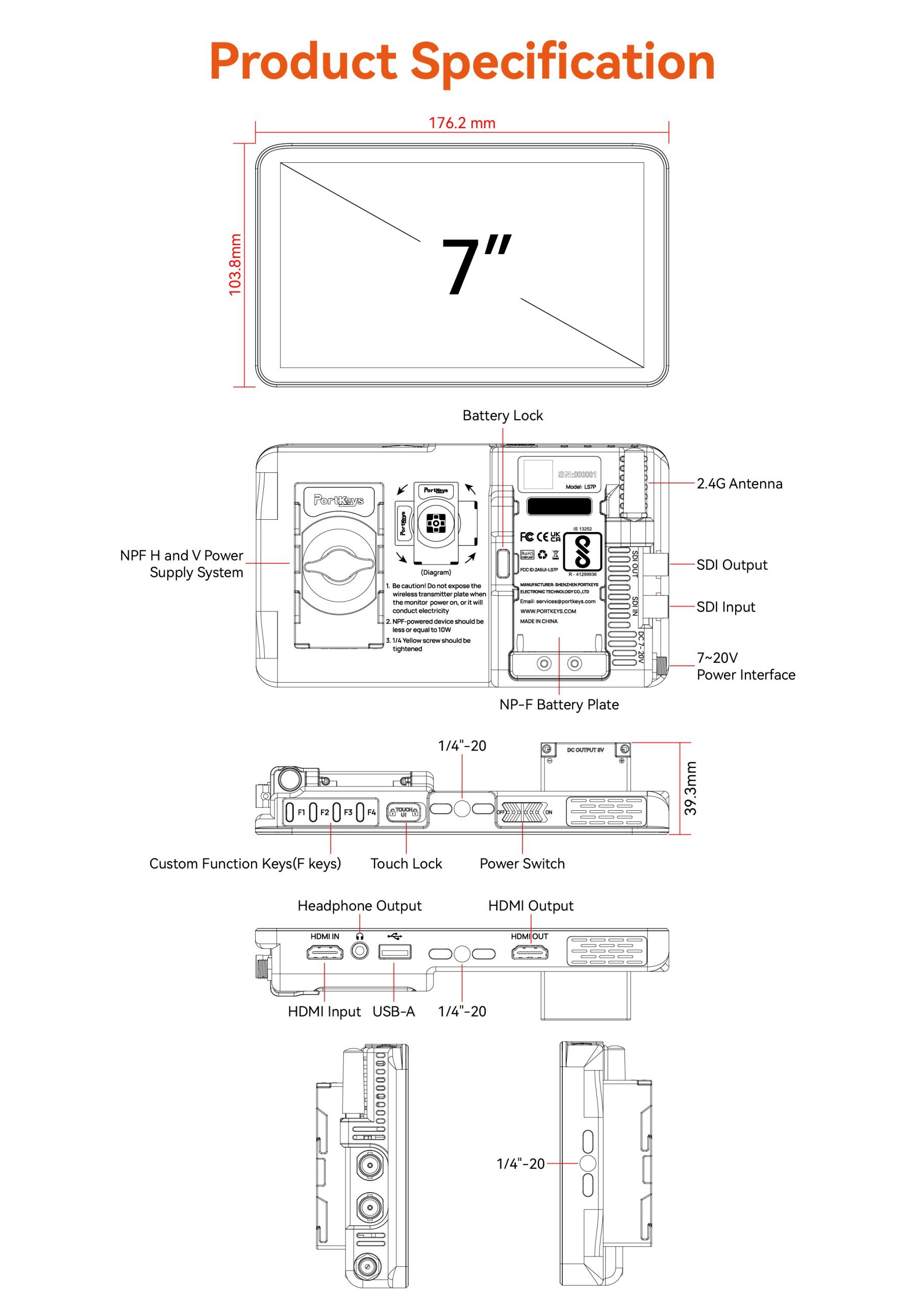 Portkeys LS7P