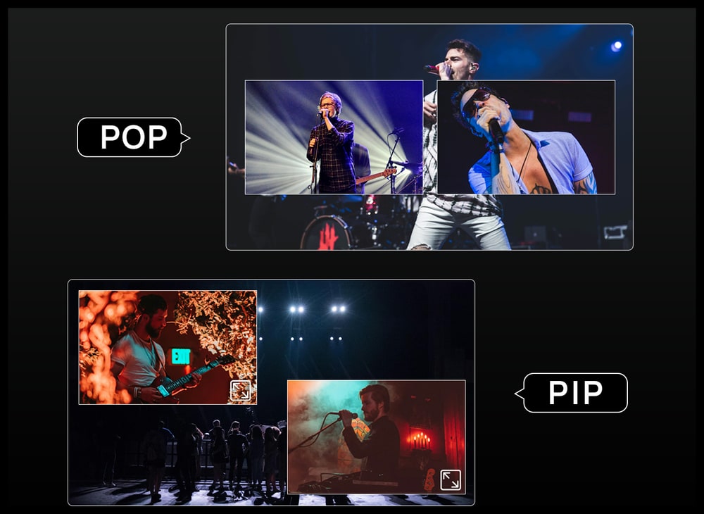 CineTreak Stream 1 – Dvě okna PIP a POP