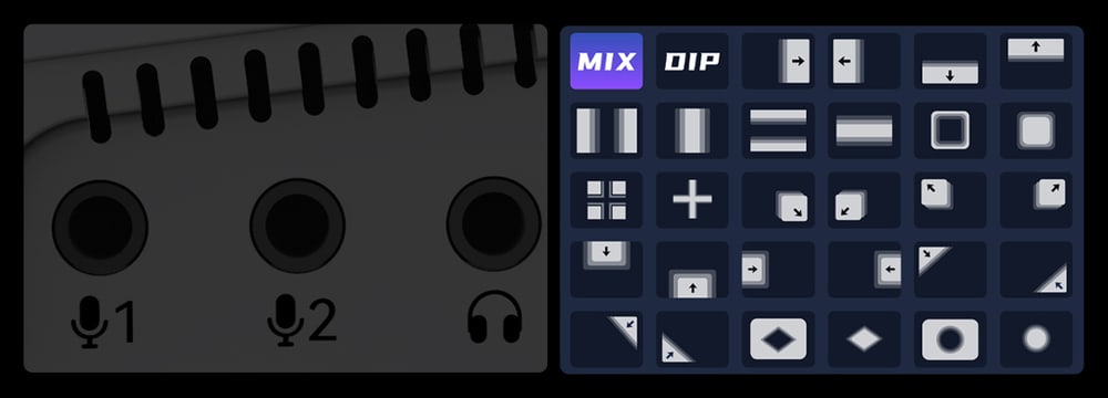 CineTreak Mixer Plus – Dva mikrofony, sluchátka a 30 přechodů