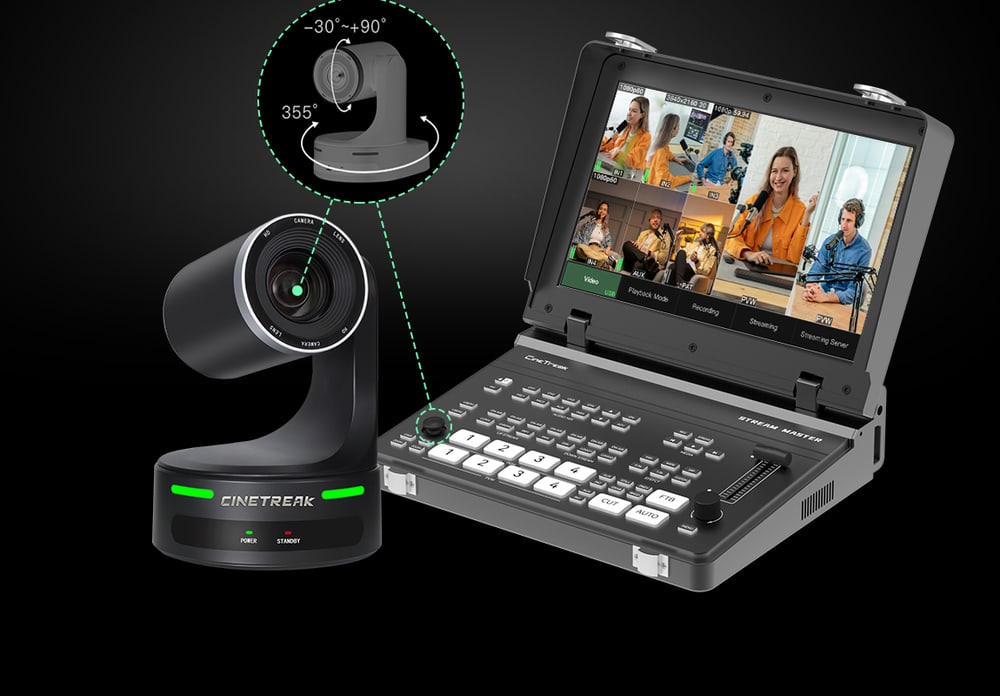 CineTreak Stream Master – Ovládání PTZ kamer