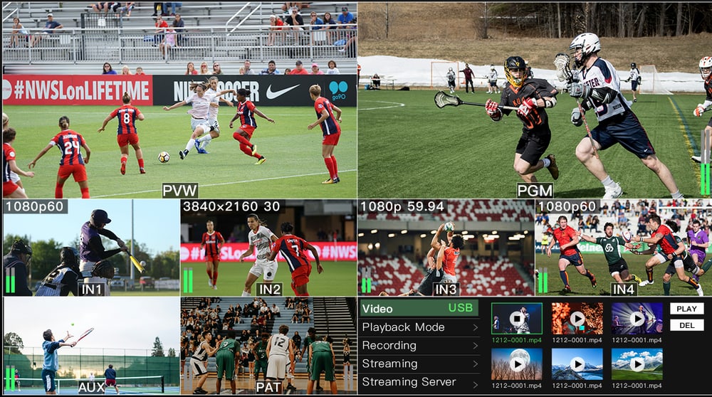 CineTreak Stream Master SDI – Výklopný 10″ displej s multiview