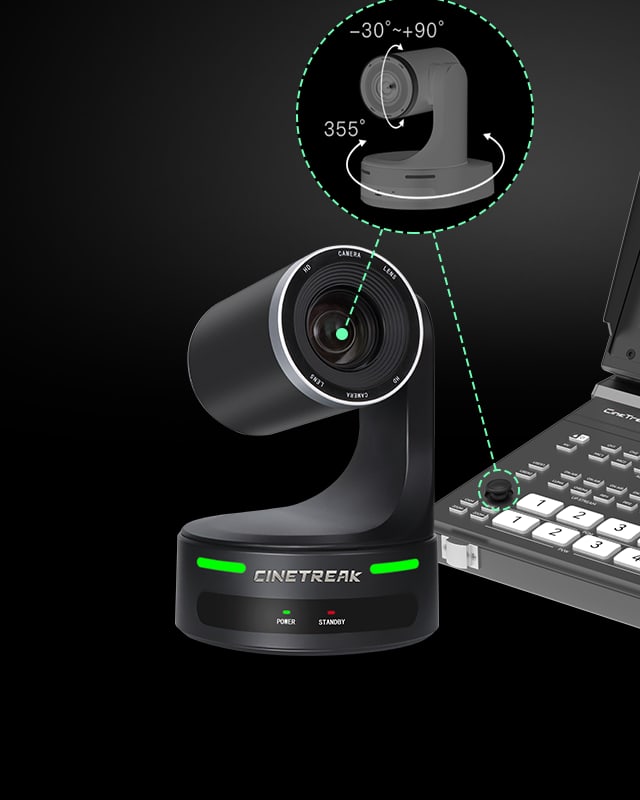 CineTreak Stream Master SDI – Ovládání PTZ kamer