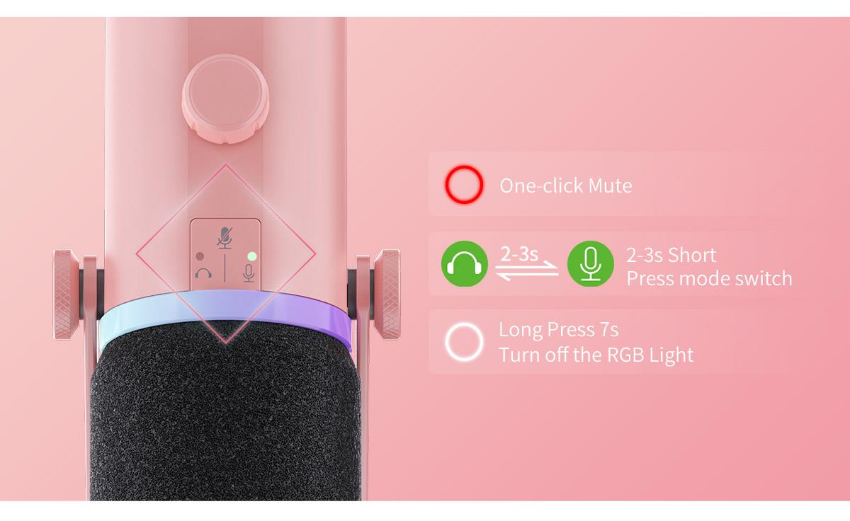 one key mute mic