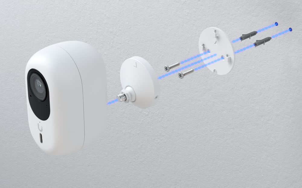 Ubiquiti UniFi Protect G6 Instant, bílá – Montáž na zeď za pár minut