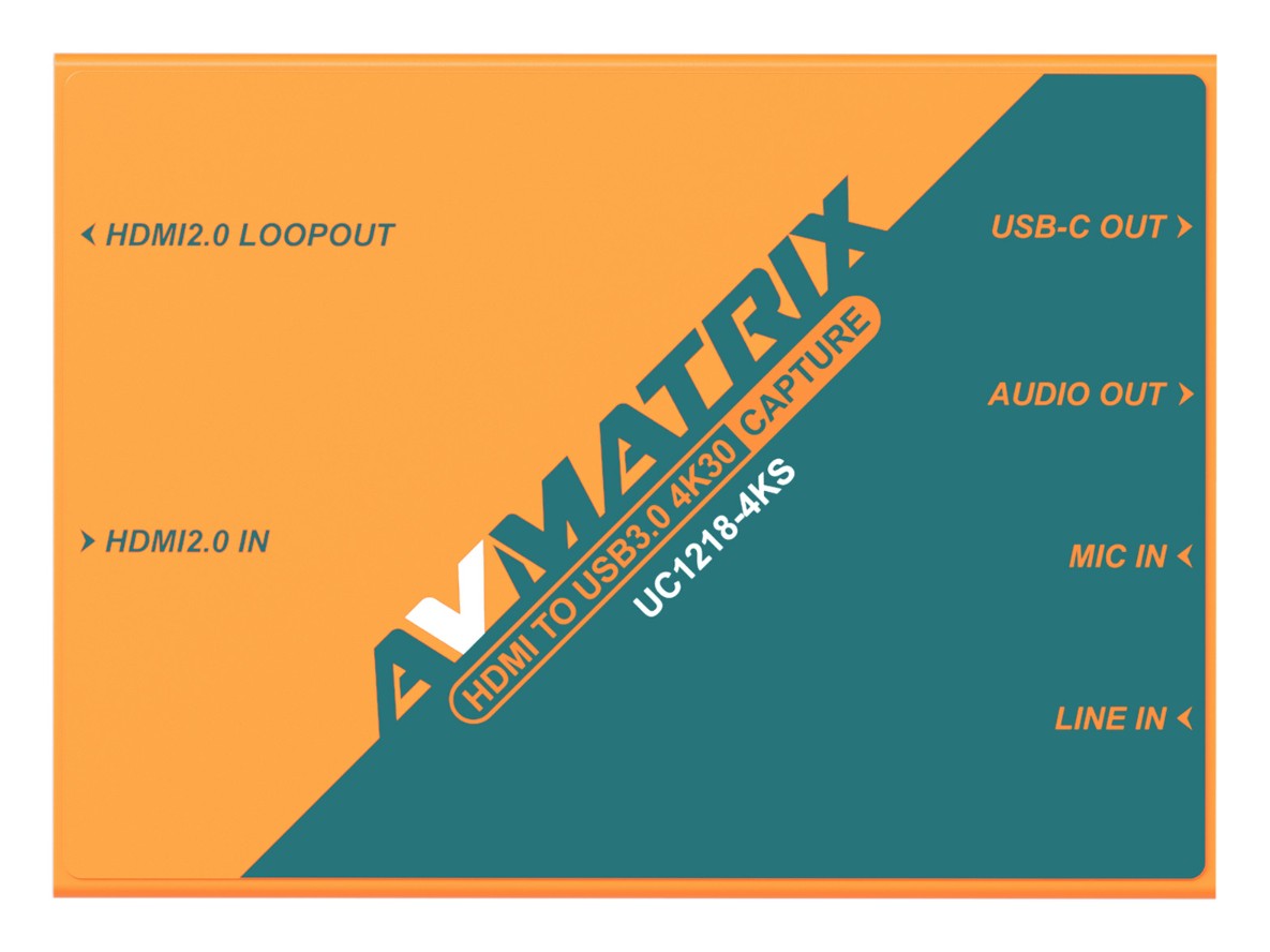 AVMATRIX UC1218-4K S – Pohled na zařízení