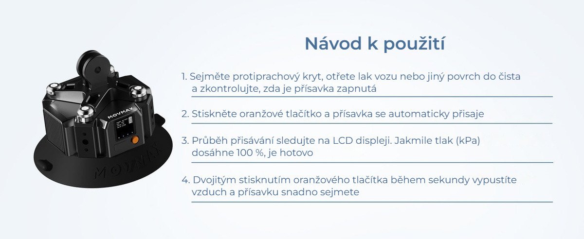 Jak přísavku používat
