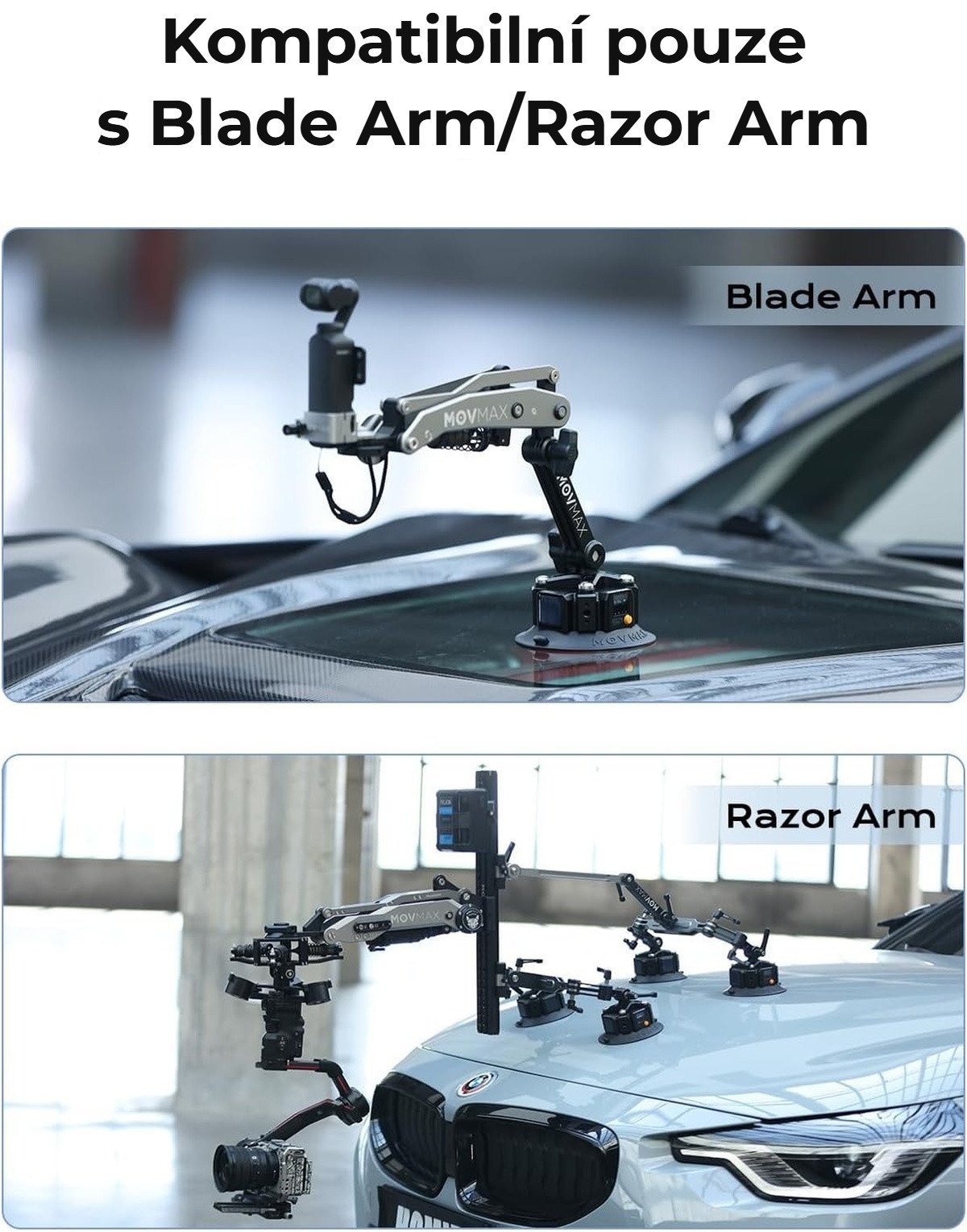 Jen pro Blade Arm a Razor Arm