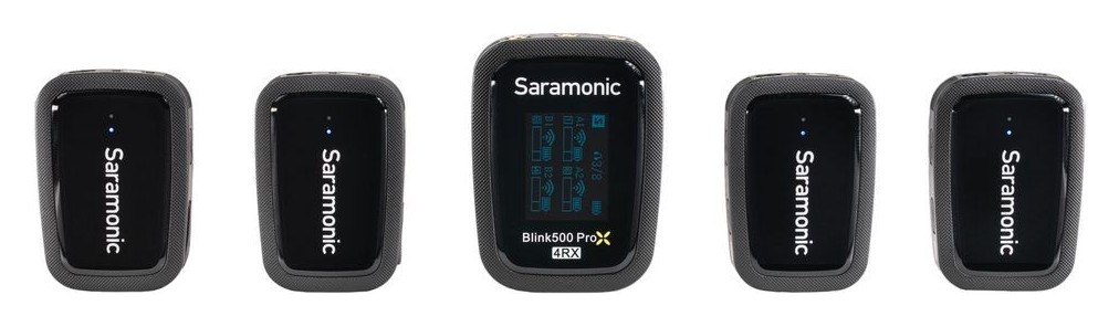 Saramonic Blink500 ProX B8 – Čtyři vysílače, přijímač a pouzdro BOXMAX