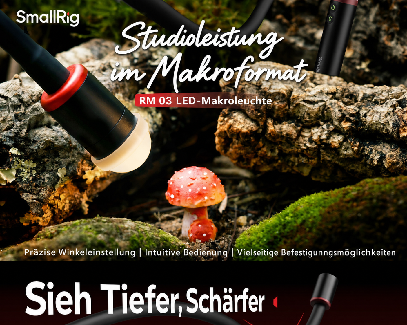 SmallRig RM 03 – deutsche Infografik, Teil 1