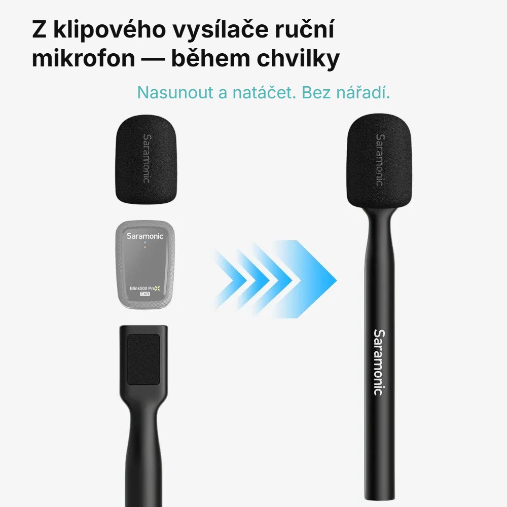 Saramonic SR-MH1 – Nasunout a natáčet