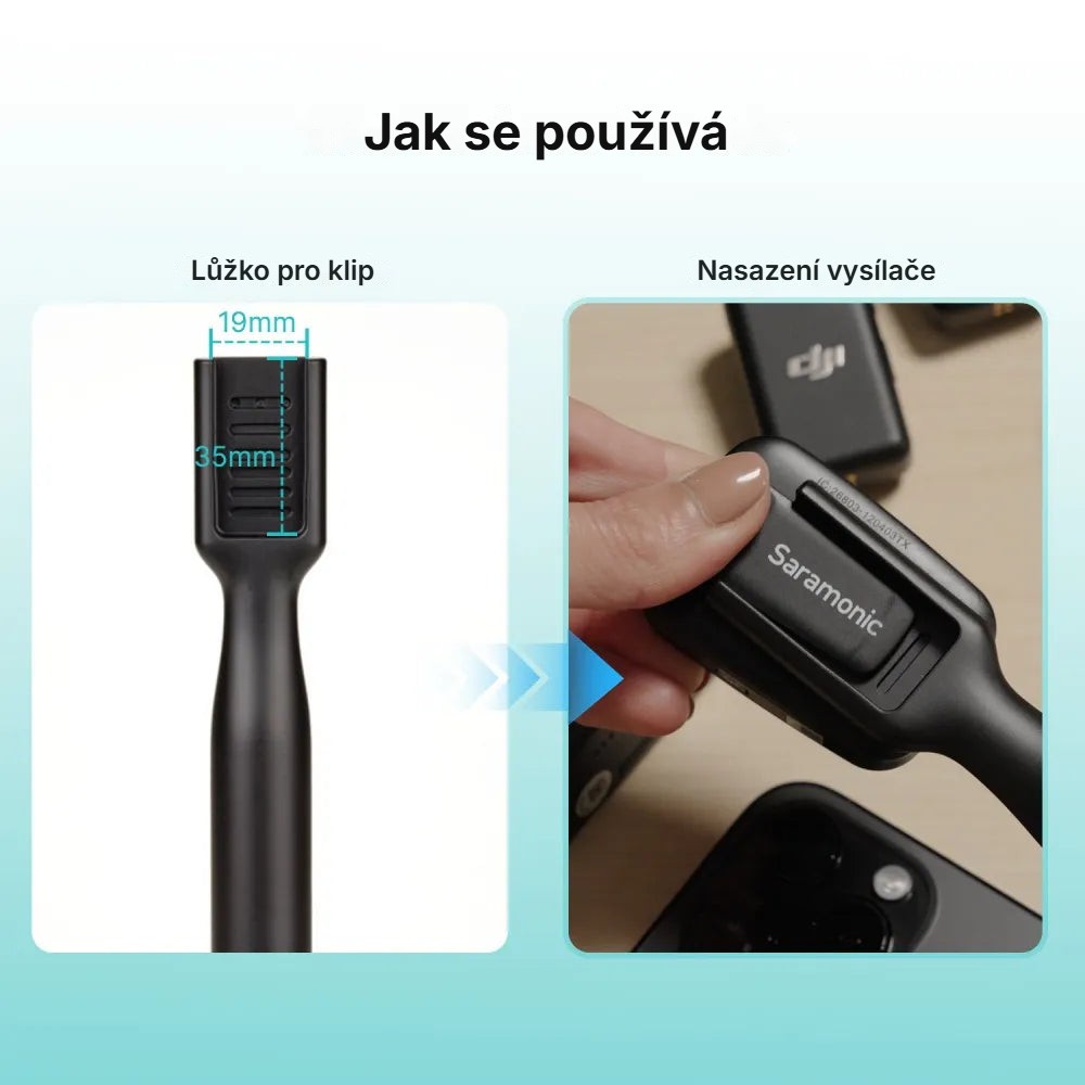 Saramonic SR-MH1 – Lůžko 19 × 35 mm