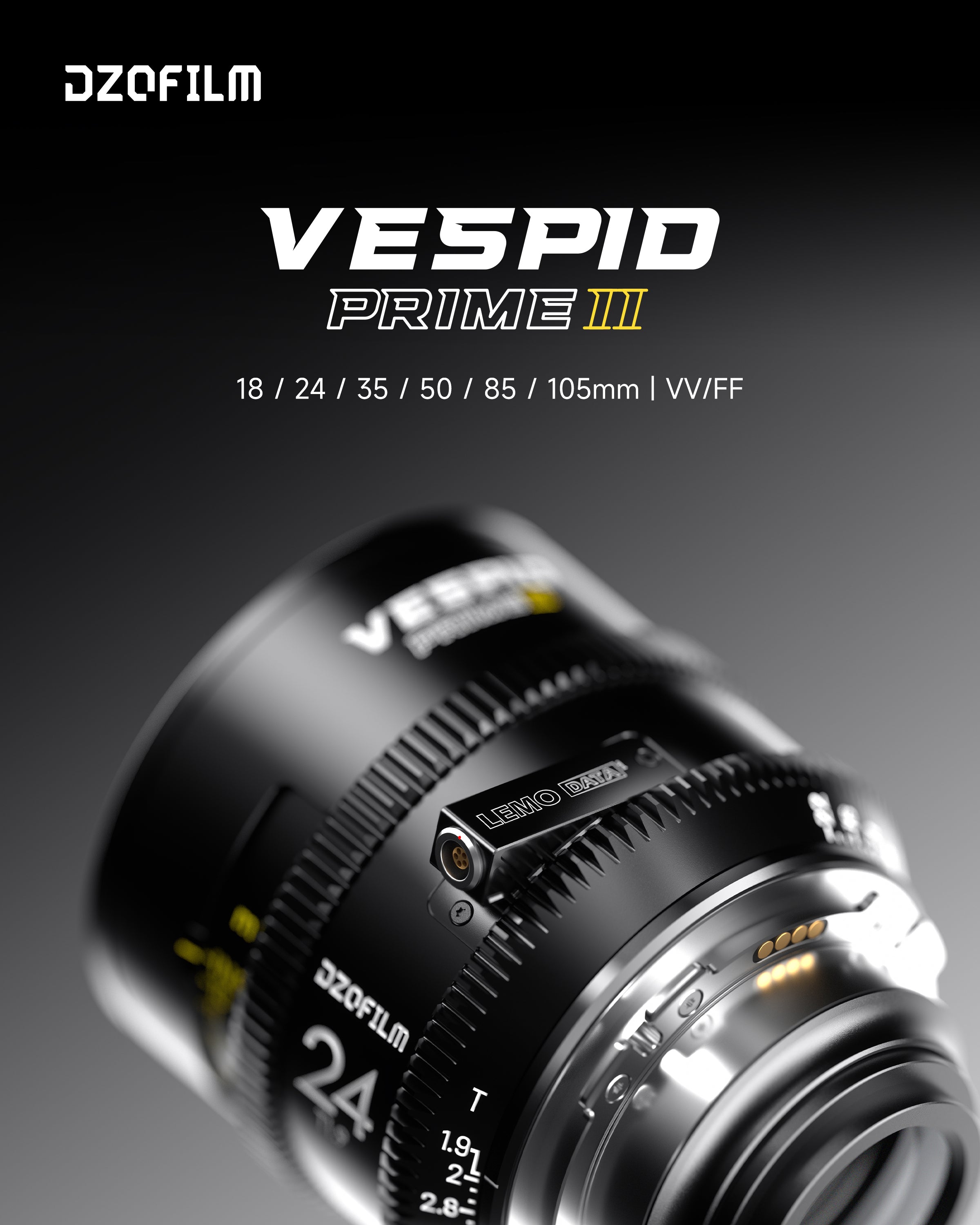 Oficiální optická prezentace řady Vespid Prime2 s ohniskem 24 mm