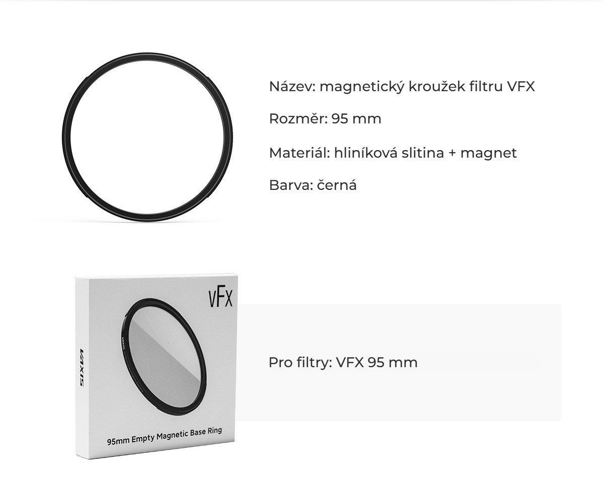 Kroužek filtru 95 mm
