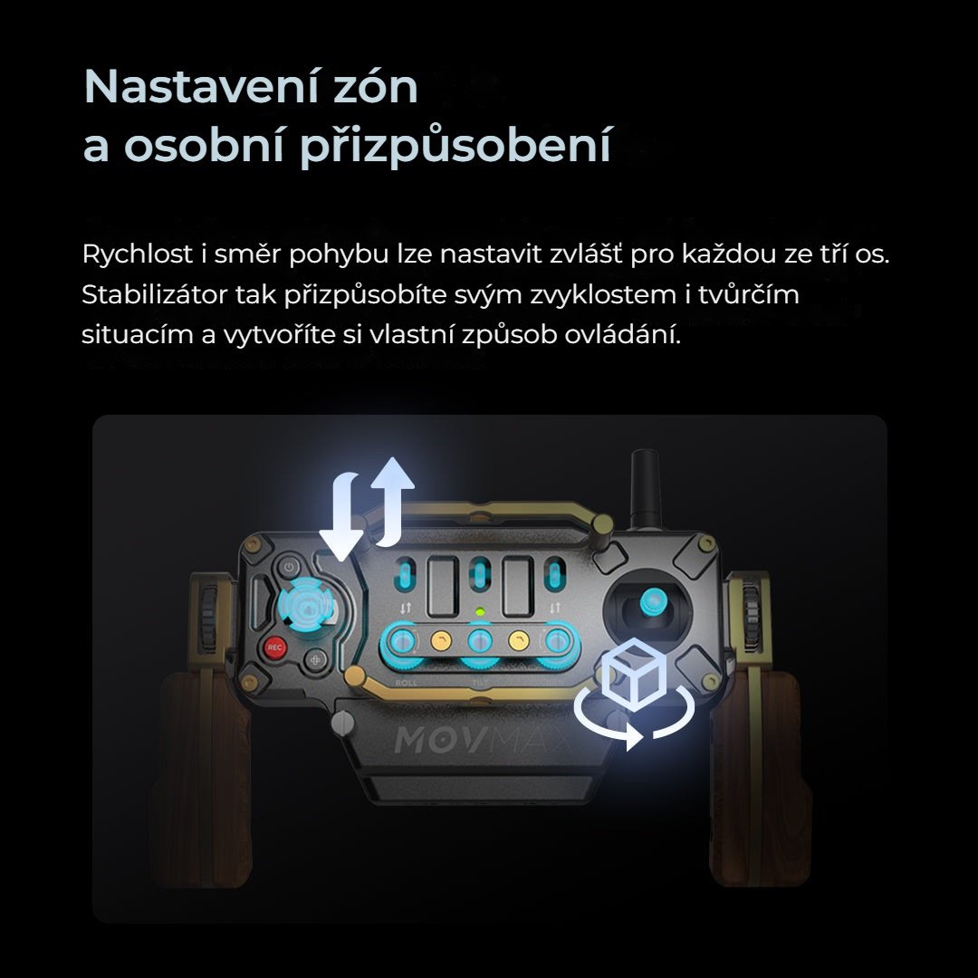 Nastavení zón a přizpůsobení