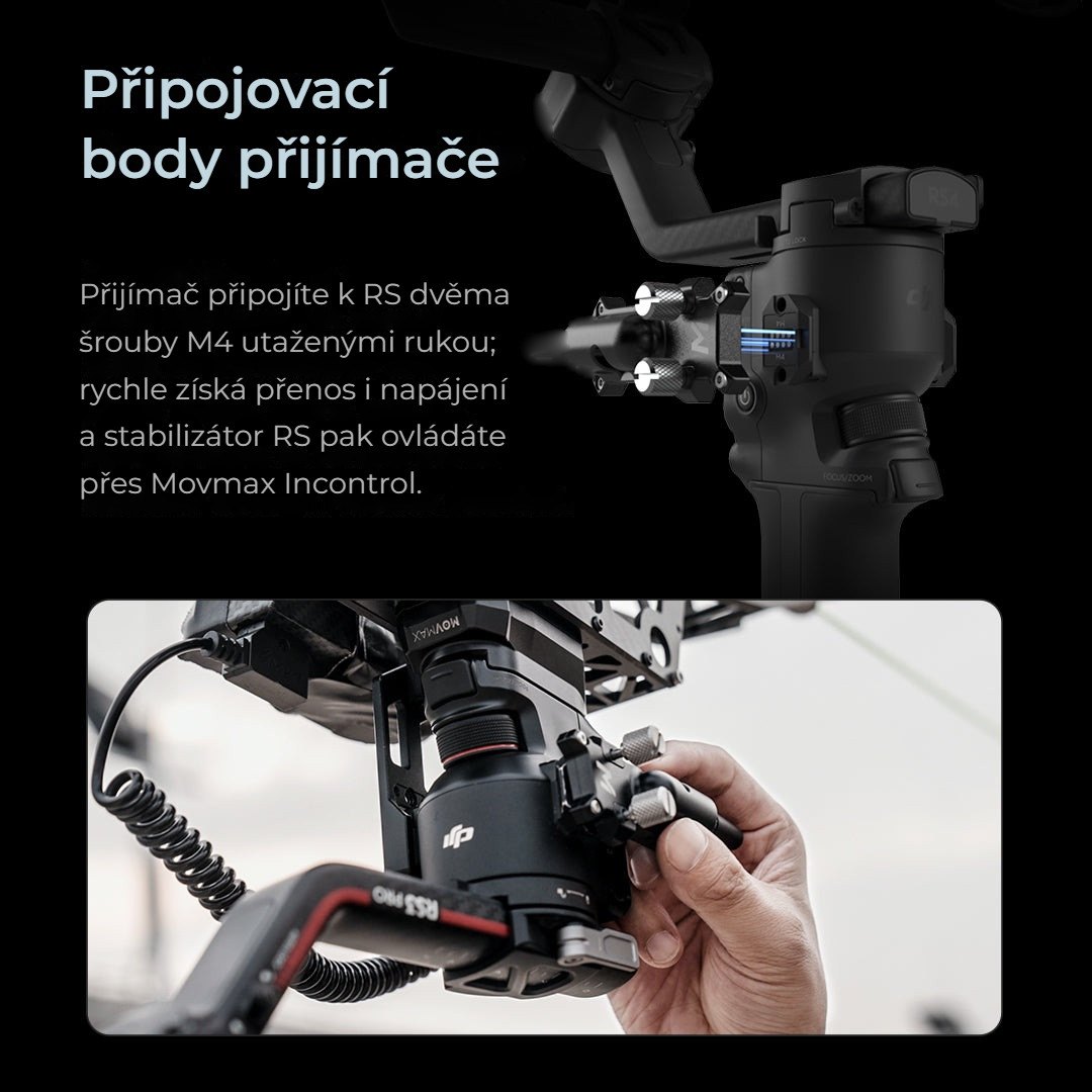 Připojení přijímače