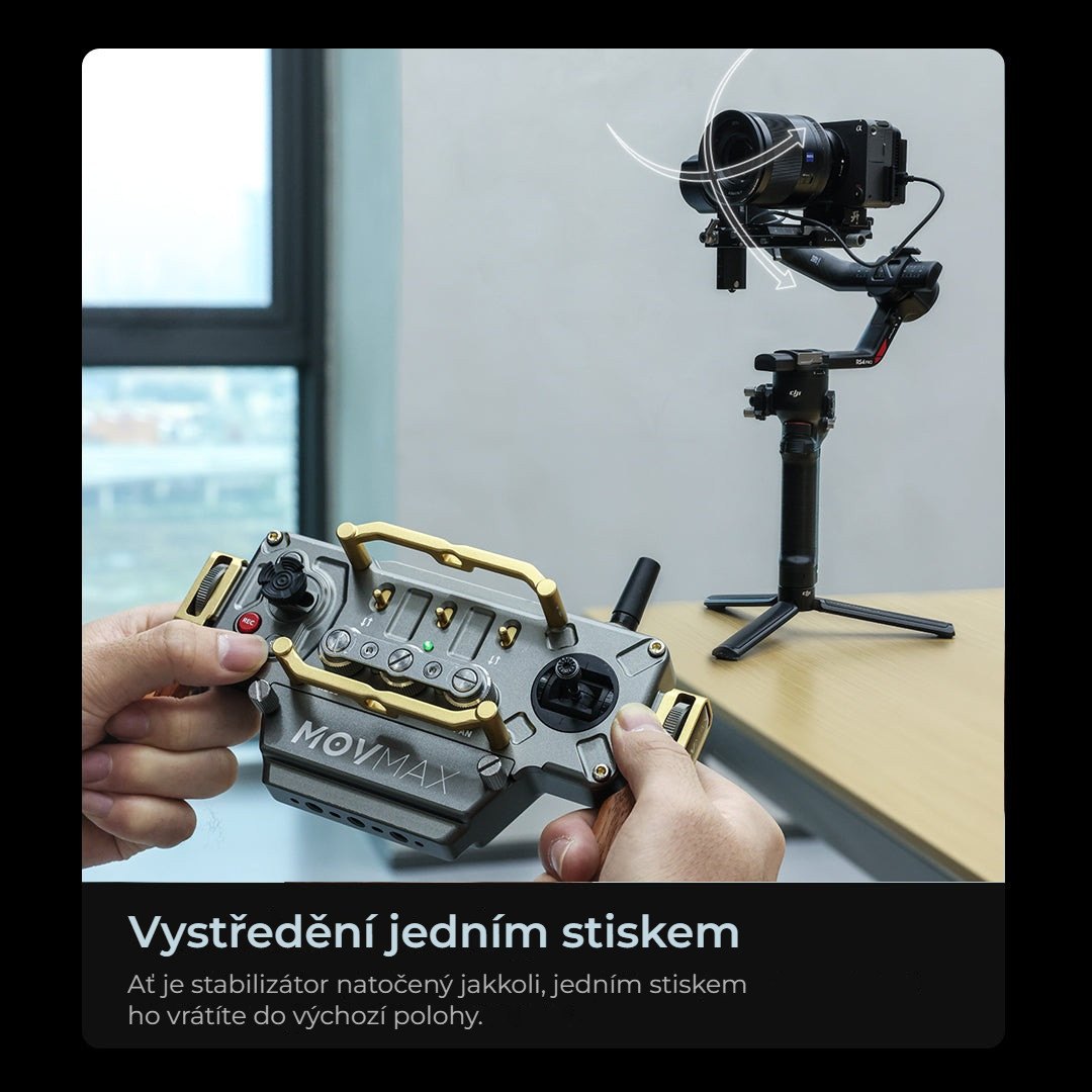 Vystředění jedním stiskem