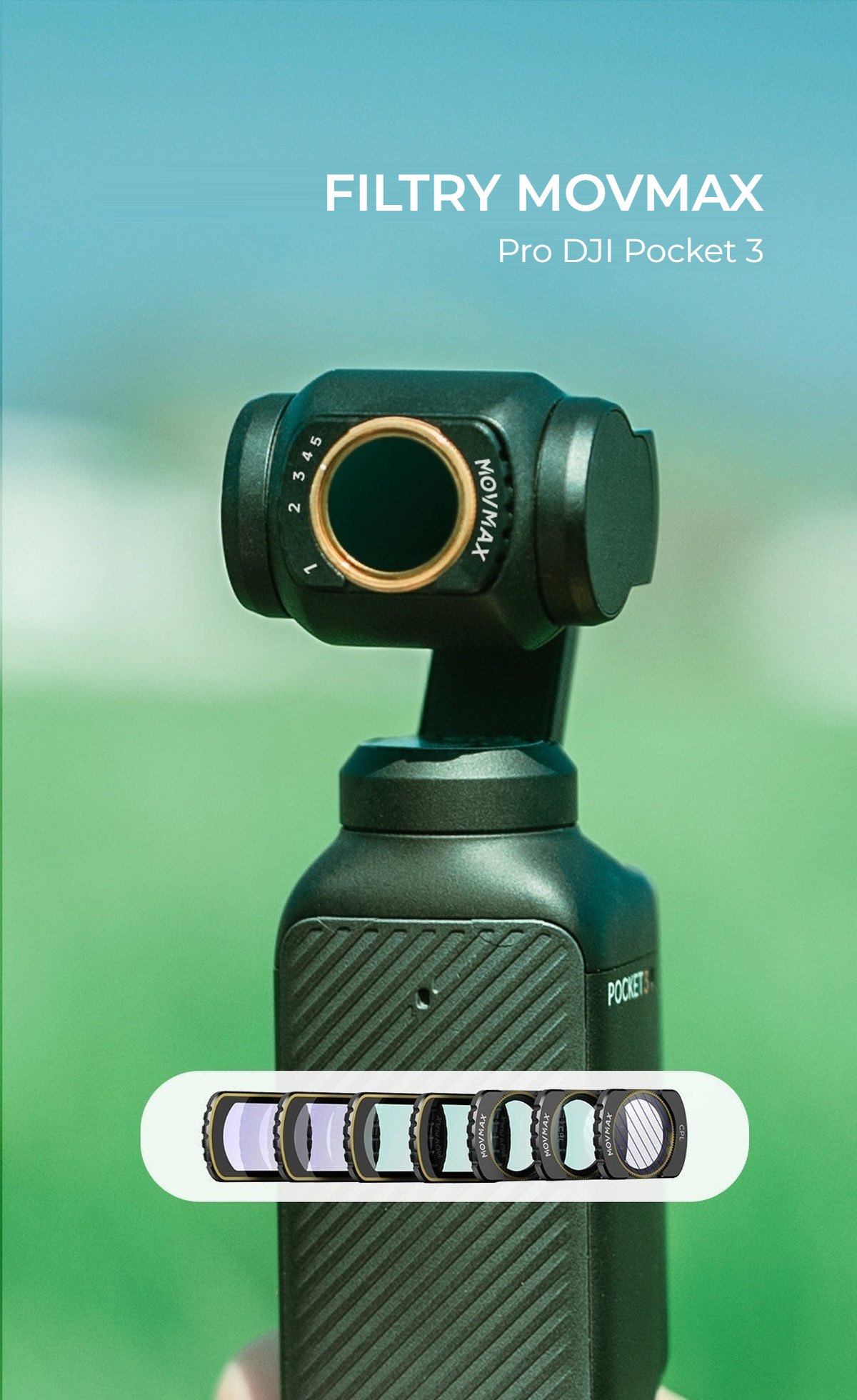 Filtry Movmax pro DJI Pocket 3