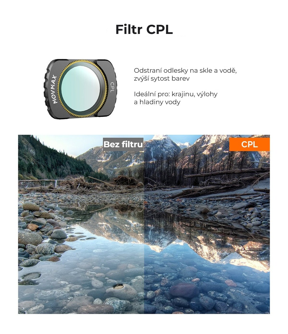 Polarizační filtr CPL