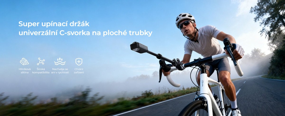 Univerzální C-svorka na ploché trubky