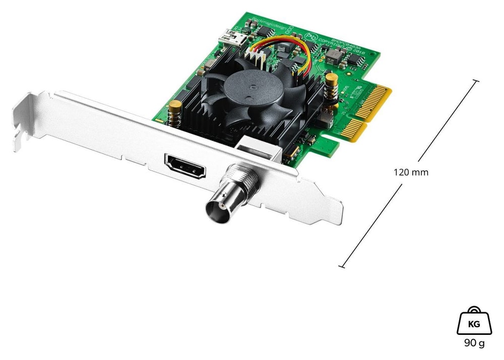 DeckLink Mini Recorder 4K – Nízký profil, dva rámečky