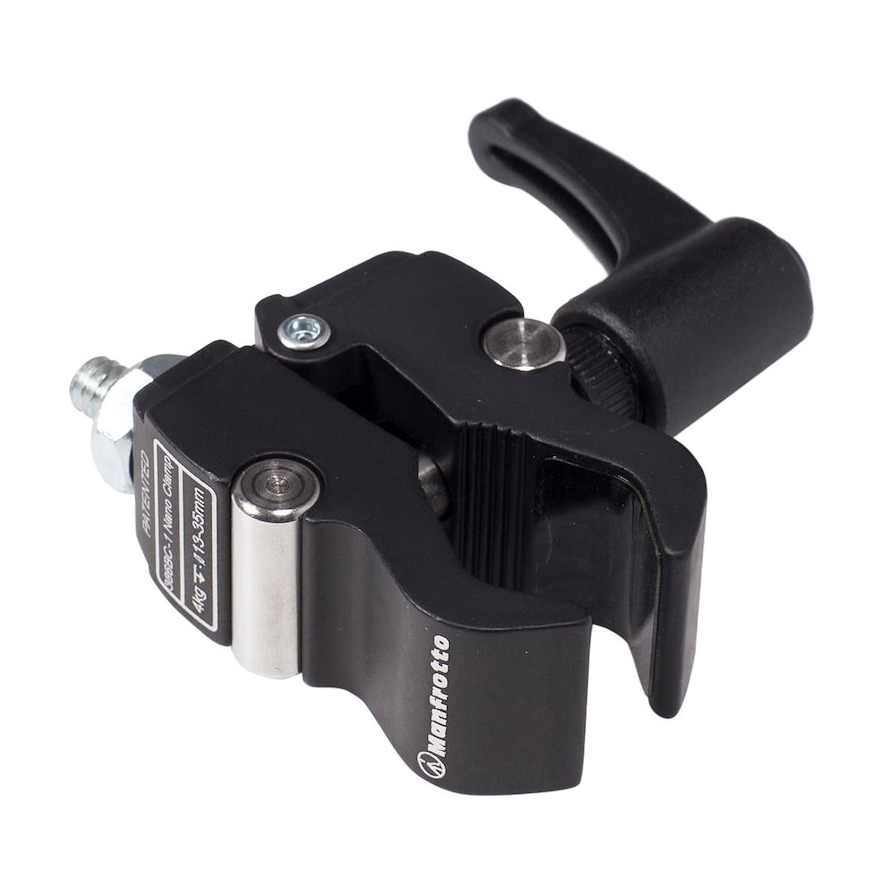 Manfrotto 386BC-1 Nano Clamp s přiloženým adaptérem 147