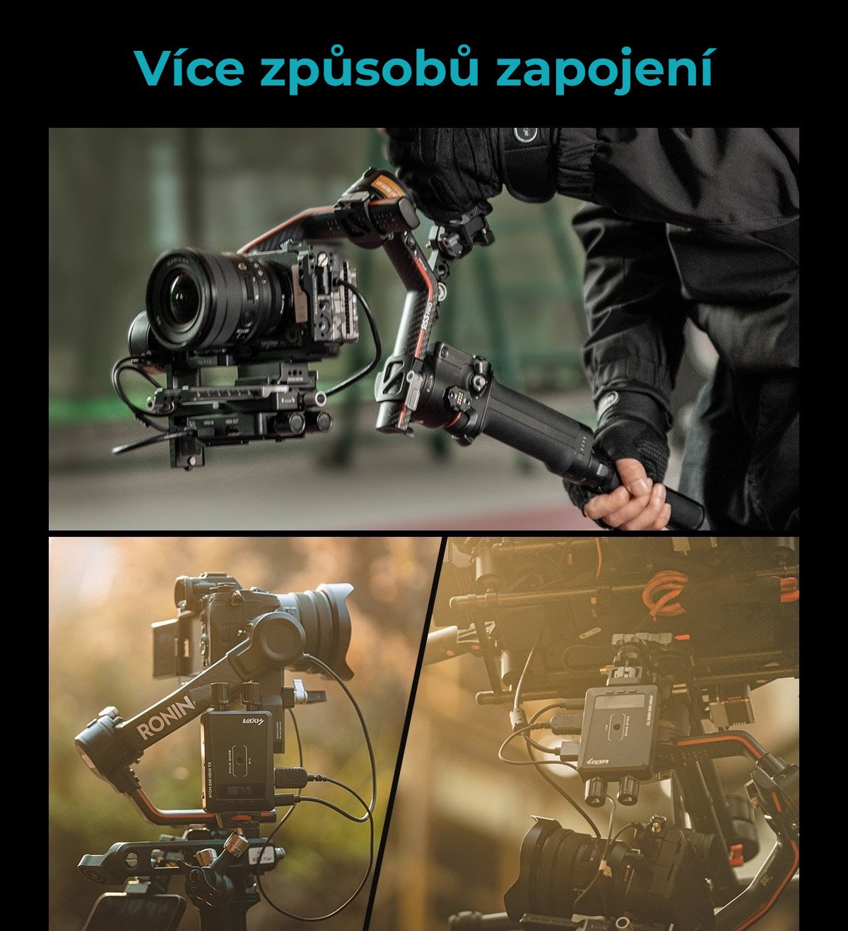 Více způsobů zapojení