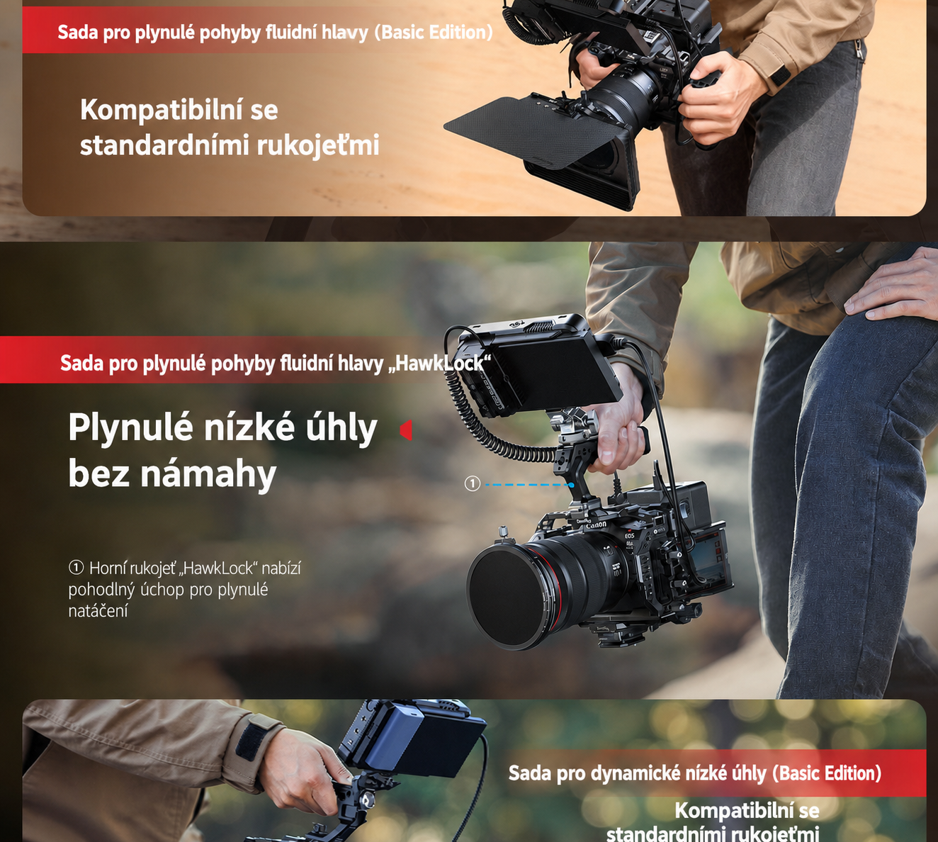 Česká infografika SmallRig pro systém klecí Canon EOS R6 Mark III – část 4 z 8