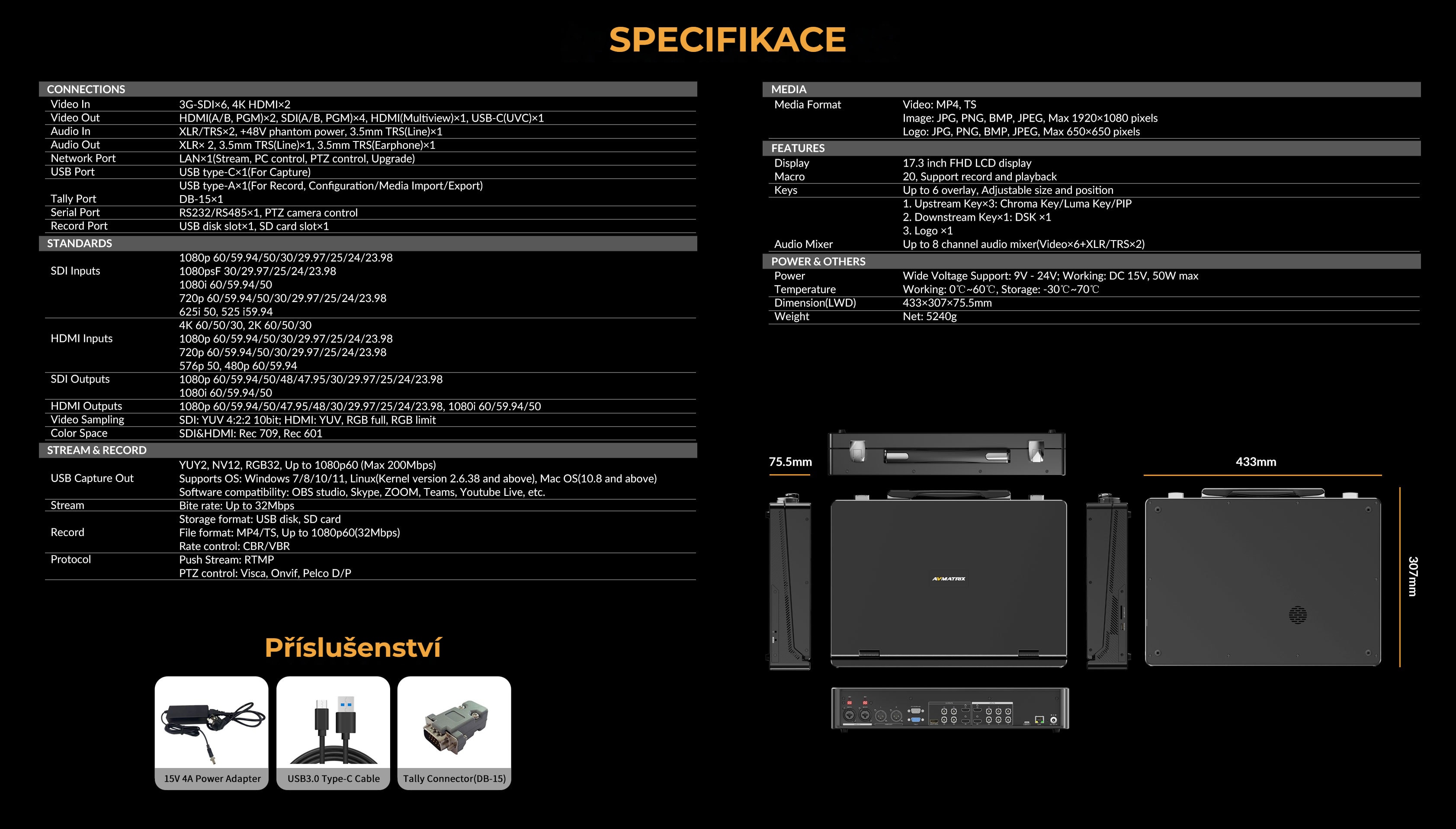 AVMatrix SHARK S6 PLUS