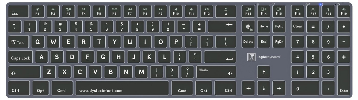 Rozložení s písmem Dyslexie