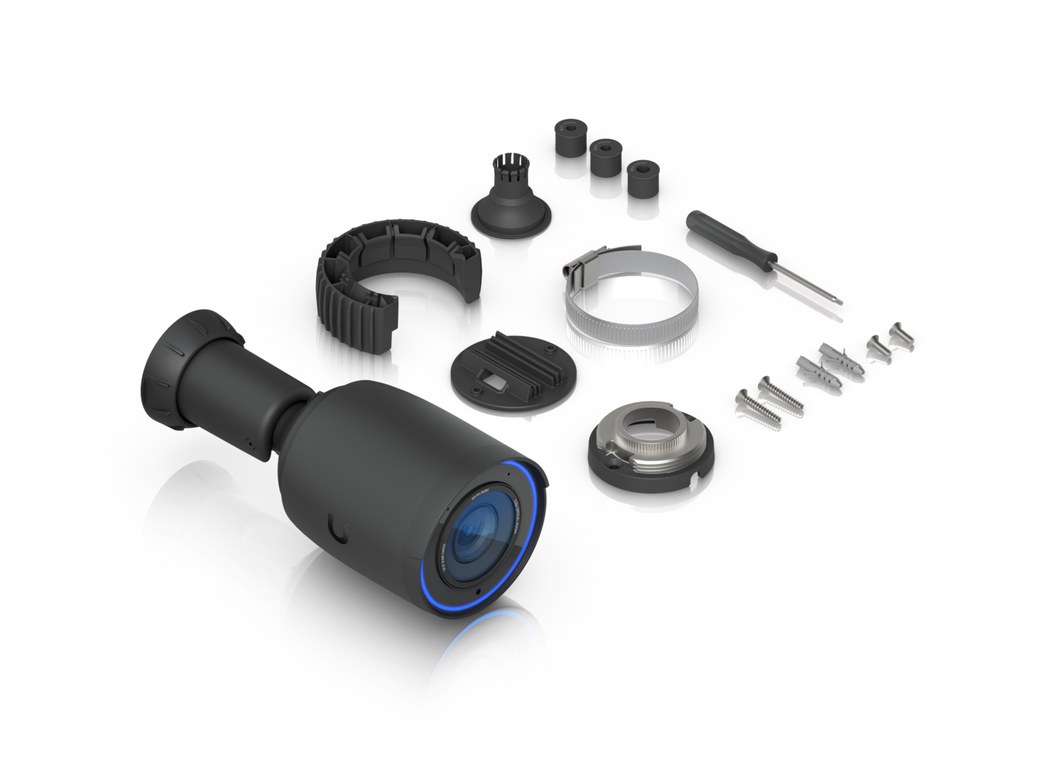 Ubiquiti UniFi Protect G6 Pro Bullet, černá – Montáž na stěnu, strop i sloup