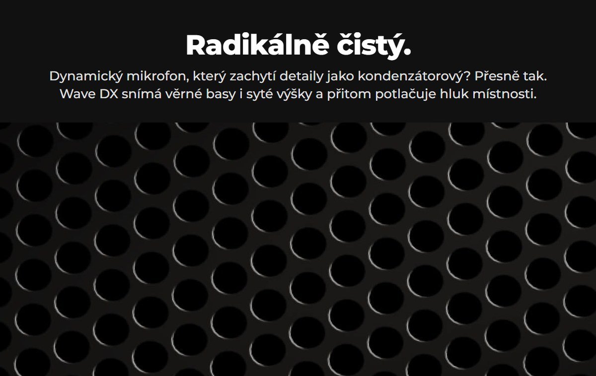 Detail i potlačení hluku