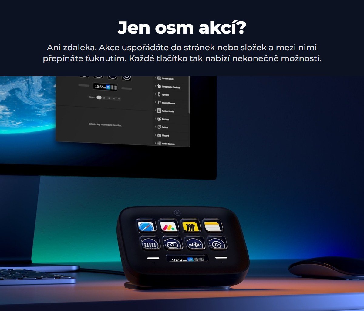 Víc než osm akcí
