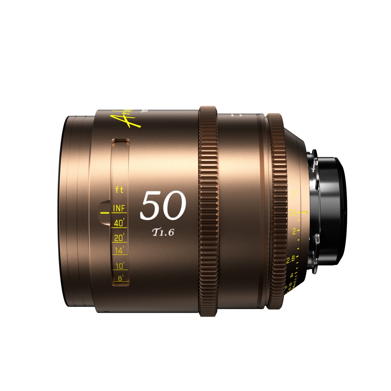 DZOFILM Arles Lustre 50mm T1.6 PL mount Metric Desert Gold